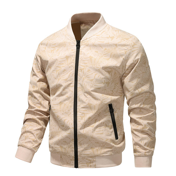 Men's Fashion Bomber Jacket with Side Zipper Pocket Mune Fashion