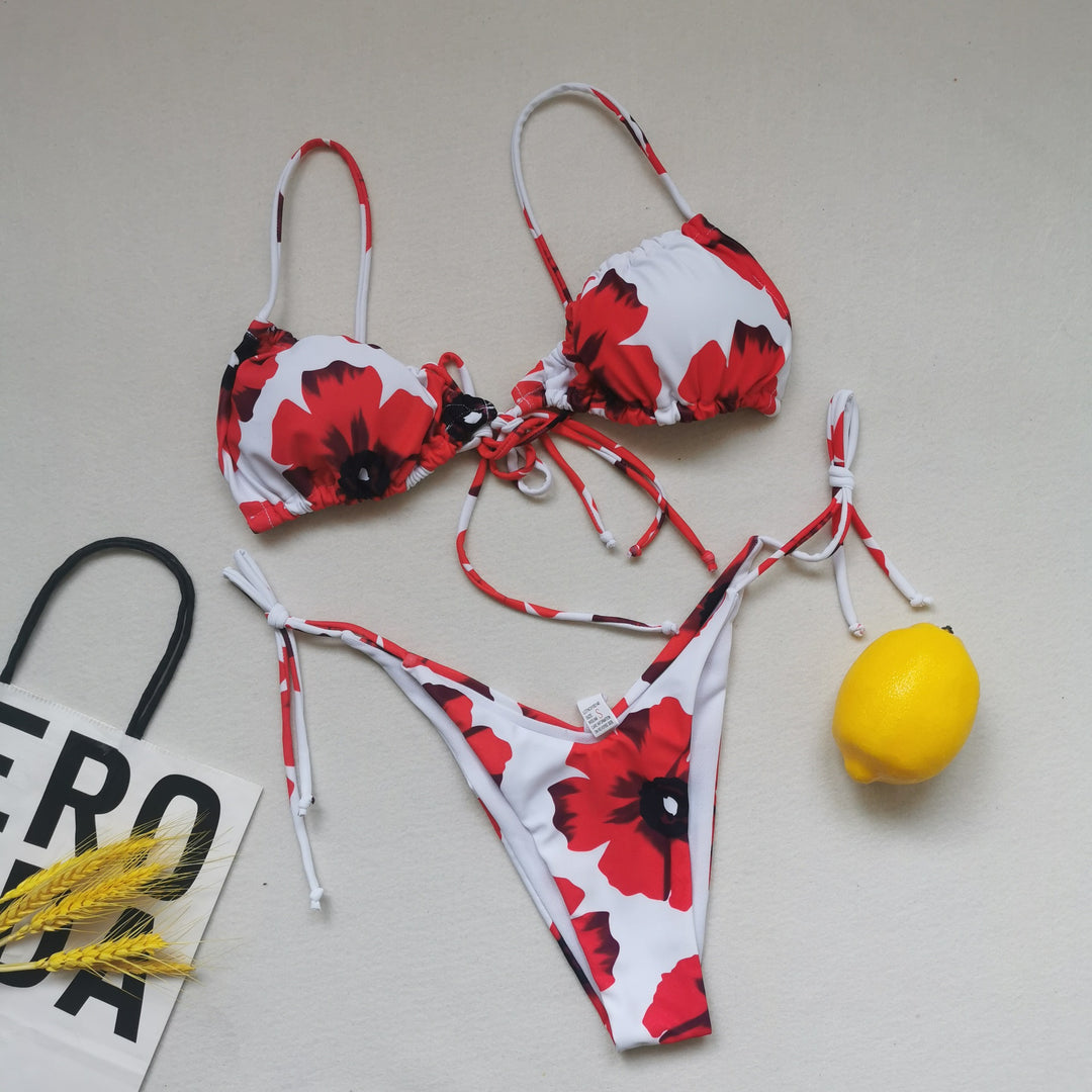Women's Triangle Bikini with adjustable ties Mune Fashion