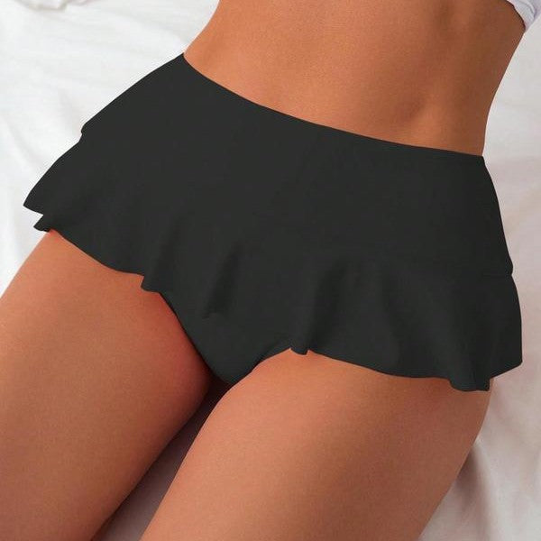 Women's swimsuit set with elegant ruffle and high waist Mune Fashion