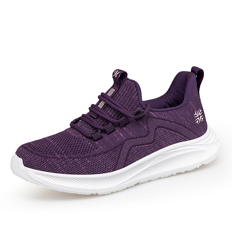 Women's breathable knitted sneakers with memory foam insole and shock-absorbing EVA midsole Mune Fashion
