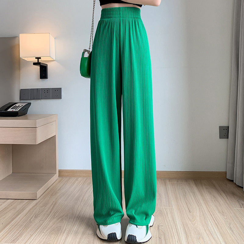 Women Pleated Wide Pants Mune Fashion