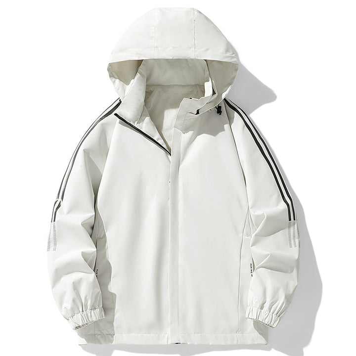 Men's sporty rain jacket with adjustable hood Mune Fashion