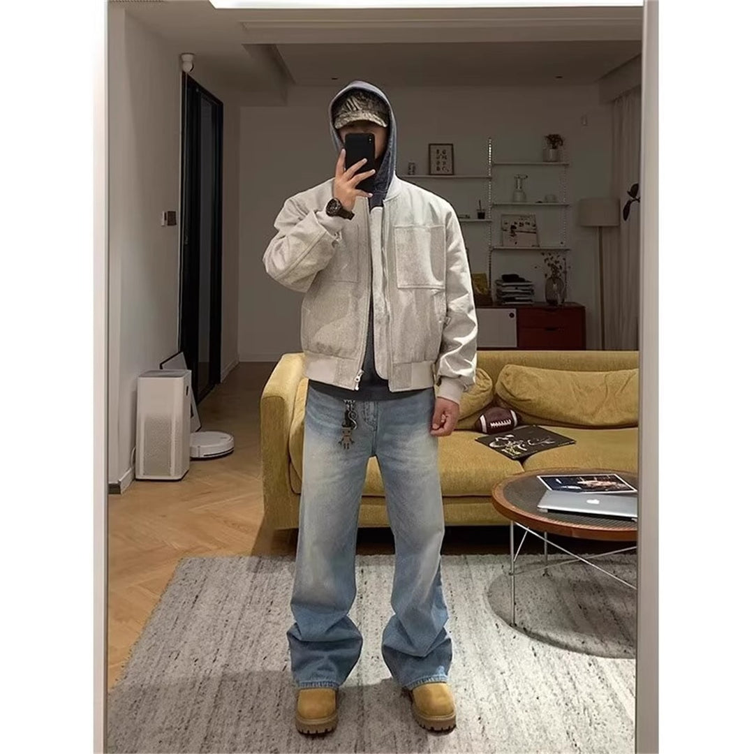 Men's Casual Quilted Jacket with Hood Mune Fashion
