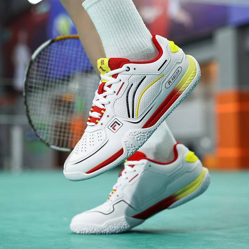 Men's Breathable Performance Tennis Shoe with Reinforced Toe Cap Mune Fashion