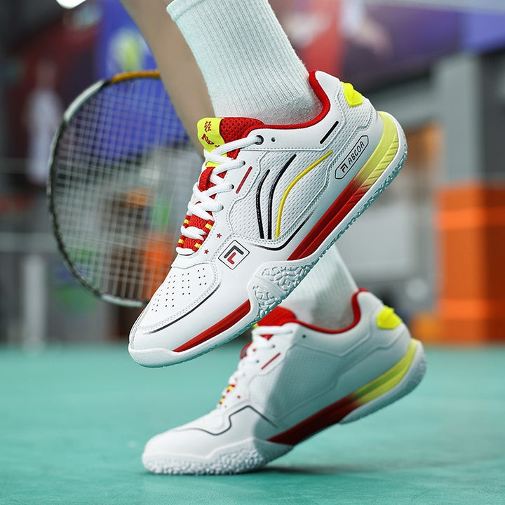 Men's Breathable Performance Tennis Shoe with Reinforced Toe Cap Mune Fashion