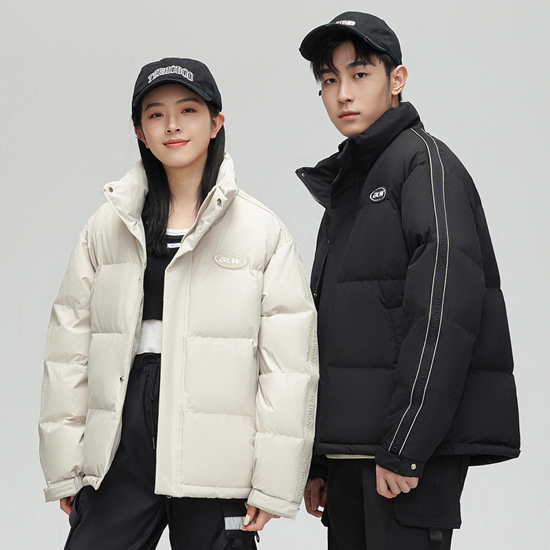 Men's Winter Puffer Jacket with High Collar Mune Fashion
