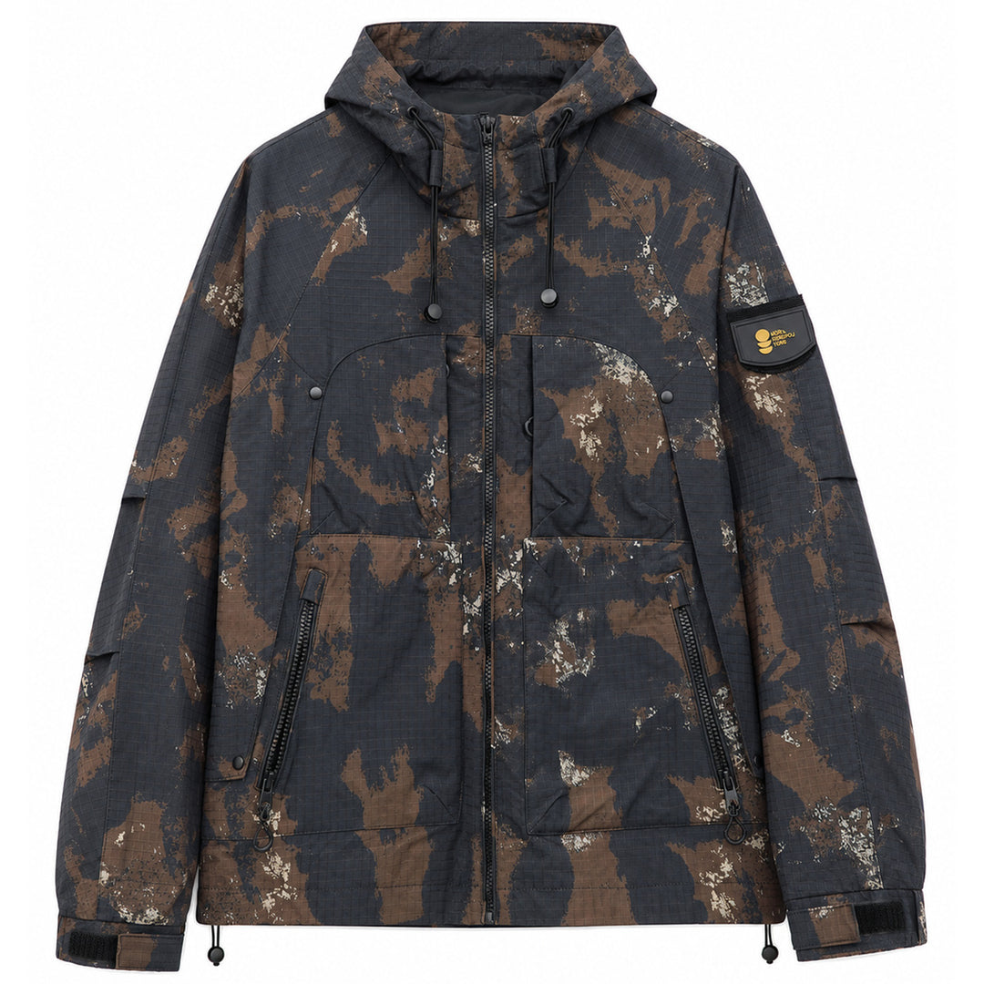 Men's Sporty Outdoor Jacket with Hood Mune Fashion