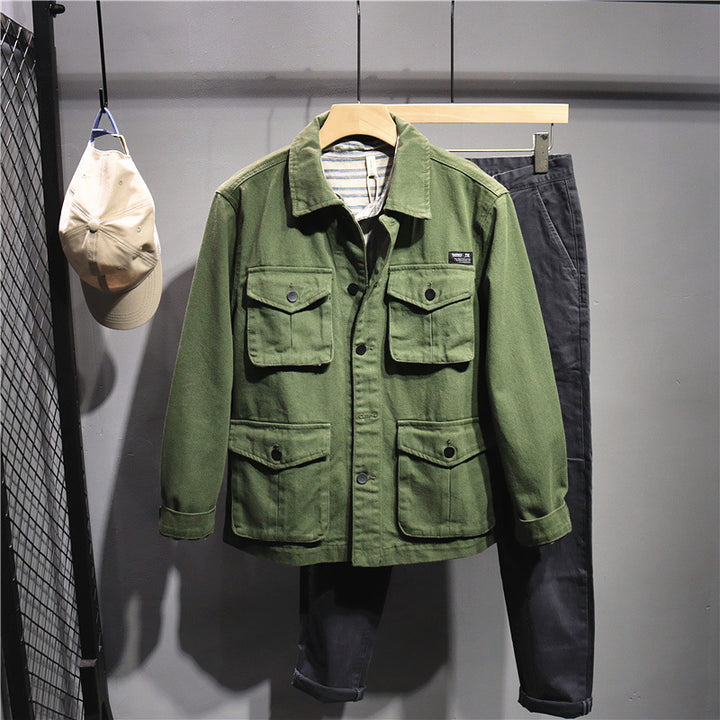 Men's Utility Jacket with Practical Pockets Mune Fashion