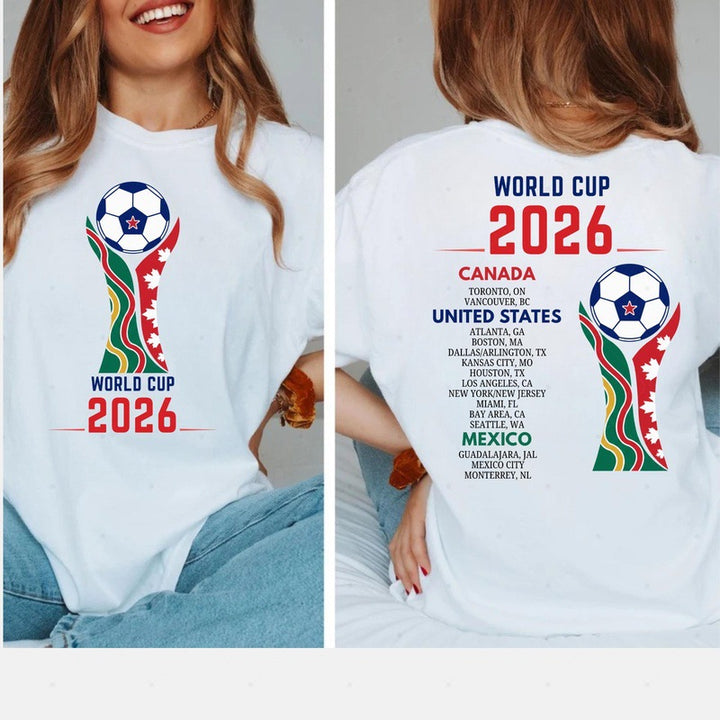 Ladies Fan T-Shirt in vintage sports look with back city map print and relaxed cropped fit Mune Fashion