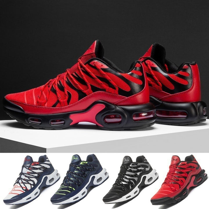 Men's street runners with multi-chamber air cushioning and stabilizing side cages Mune Fashion