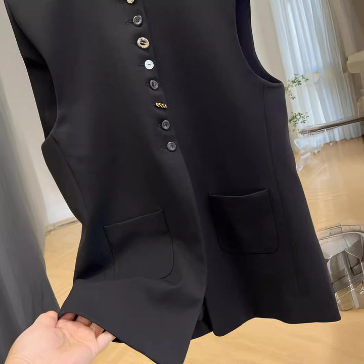 Women's sleeveless blazer vest Mune Fashion