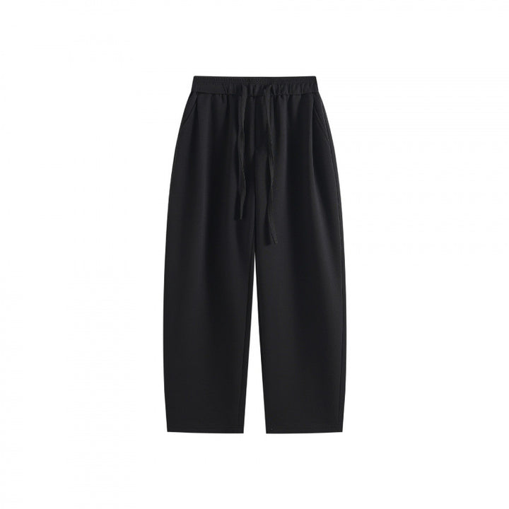 [Women] Wide high-waist lounge pants with drawstring, elastic waistband, and side pockets Mune Fashion