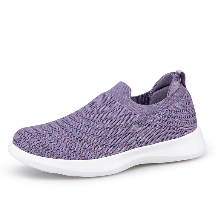 Women's fine-knit ballerina sneakers with elastic entry, padded comfort insole, and flexible lightweight sole Mune Fashion