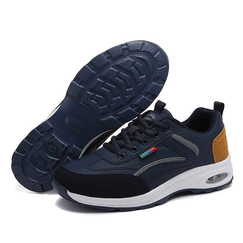 Men's urban sneaker with visible air cushion midsole, shock-absorbing cushioning foam sole and reflective accents Mune Fashion