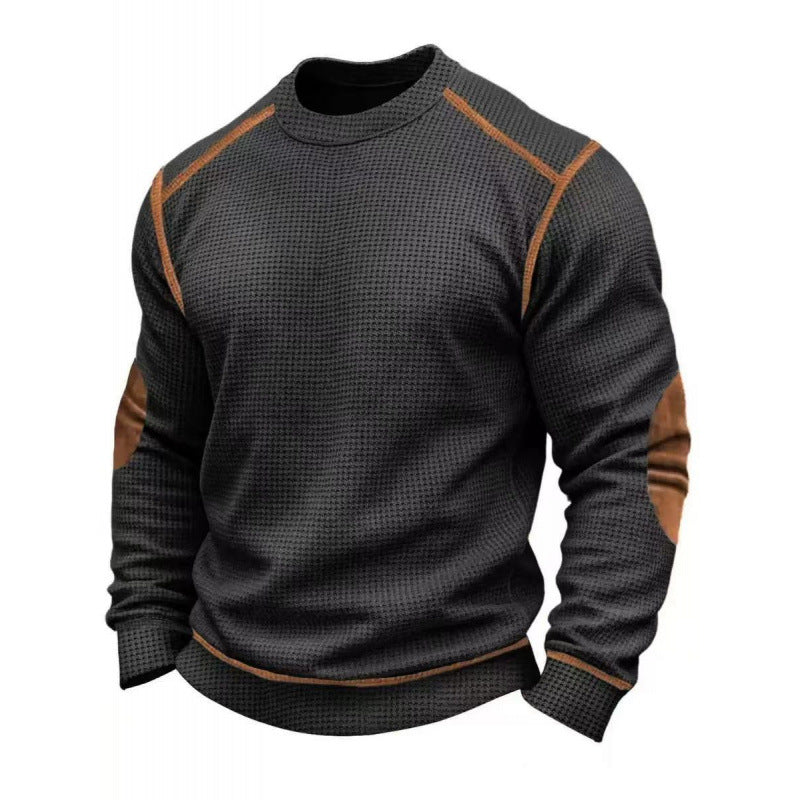 Men's Stylish Long Sleeve Sweater with Textured Design Mune Fashion