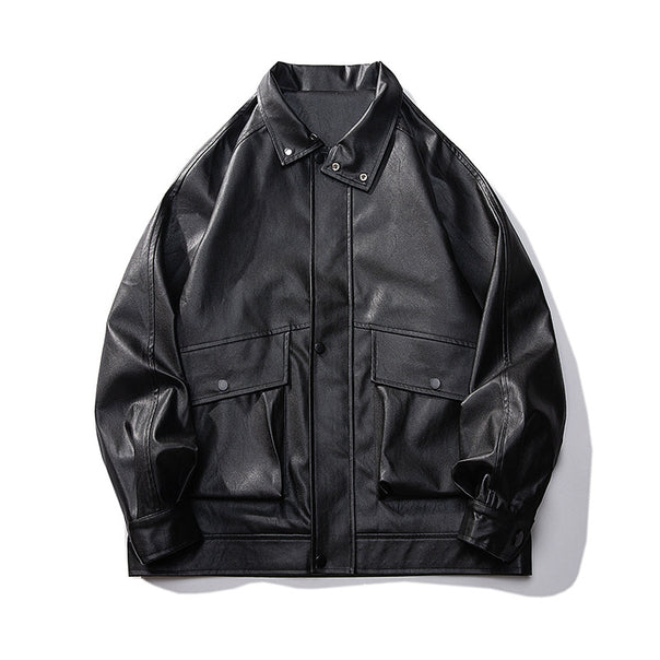 Men's overshirt field jacket in utility style with flap pockets and shirt collar Mune Fashion