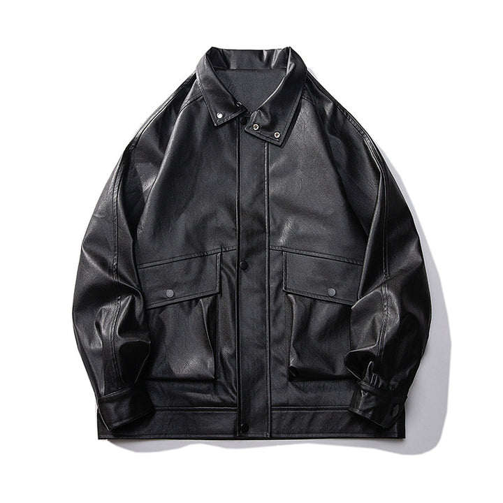 Men's overshirt field jacket in utility style with flap pockets and shirt collar Mune Fashion