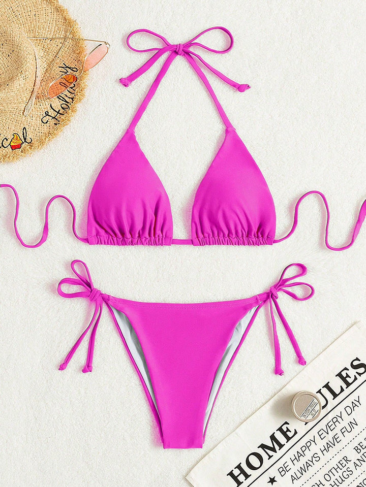 Women's triangle bikini with adjustable straps and elastic waistband Mune Fashion