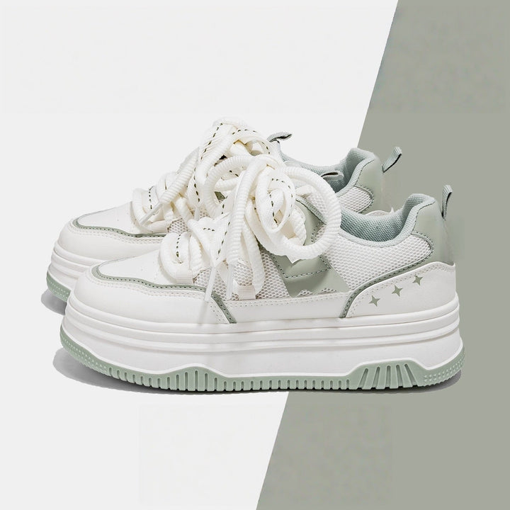 Women’s sneaker with cushioning sole and breathable mesh by Mune Fashion