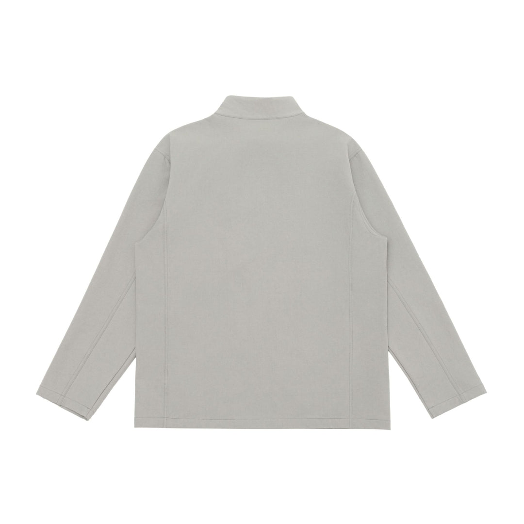 Unisex Lightweight Softshell Jacket with Stand-up Collar and Zipper Pockets Mune Fashion