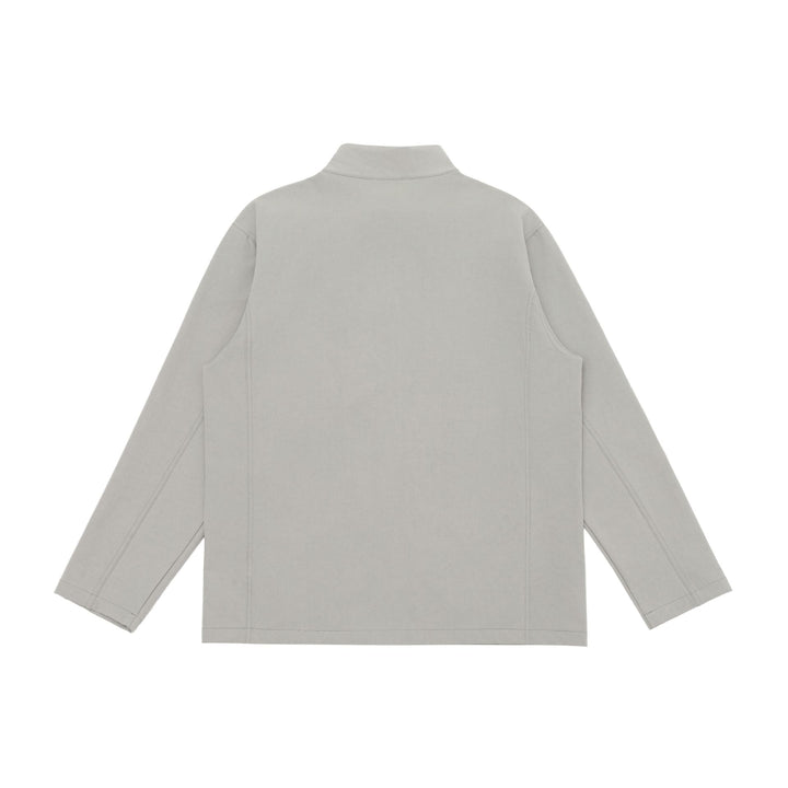 Unisex Lightweight Softshell Jacket with Stand-up Collar and Zipper Pockets Mune Fashion