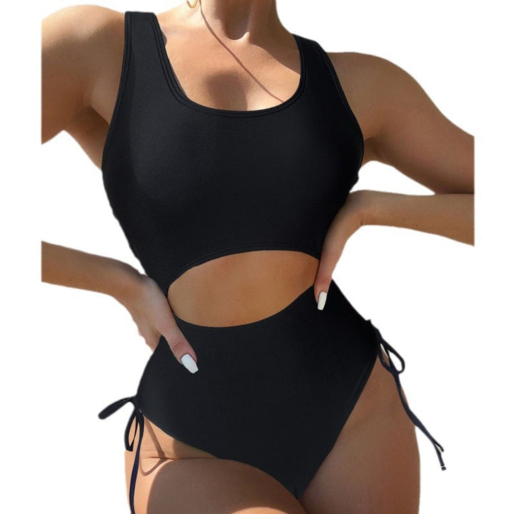 Women's one-piece swimsuit with side cut-out details Mune Fashion