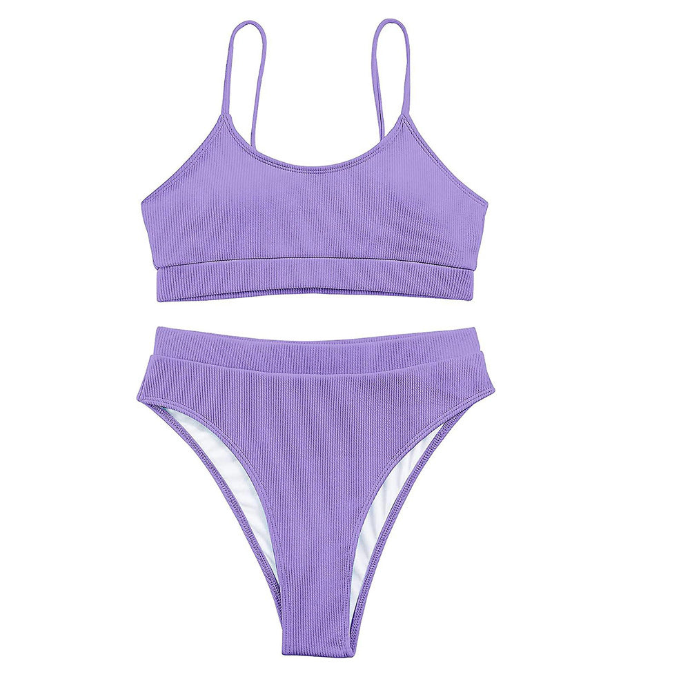 Women High-Waisted Bikini with Sporty Cut Mune Fashion