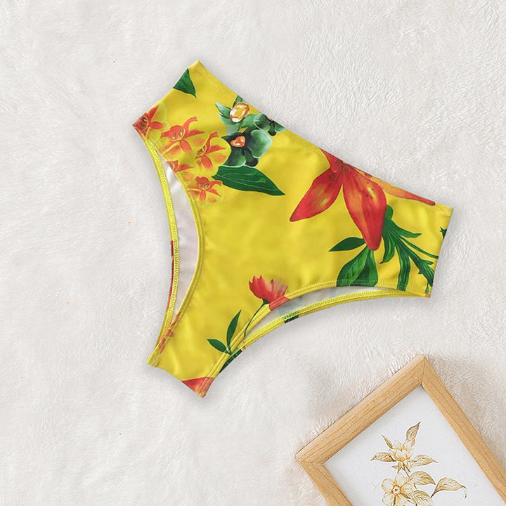 Women's bikini set with floral top and casual maxi skirt Mune Fashion