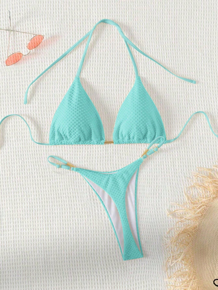 Women's triangle bikini with innovative structural design Mune Fashion
