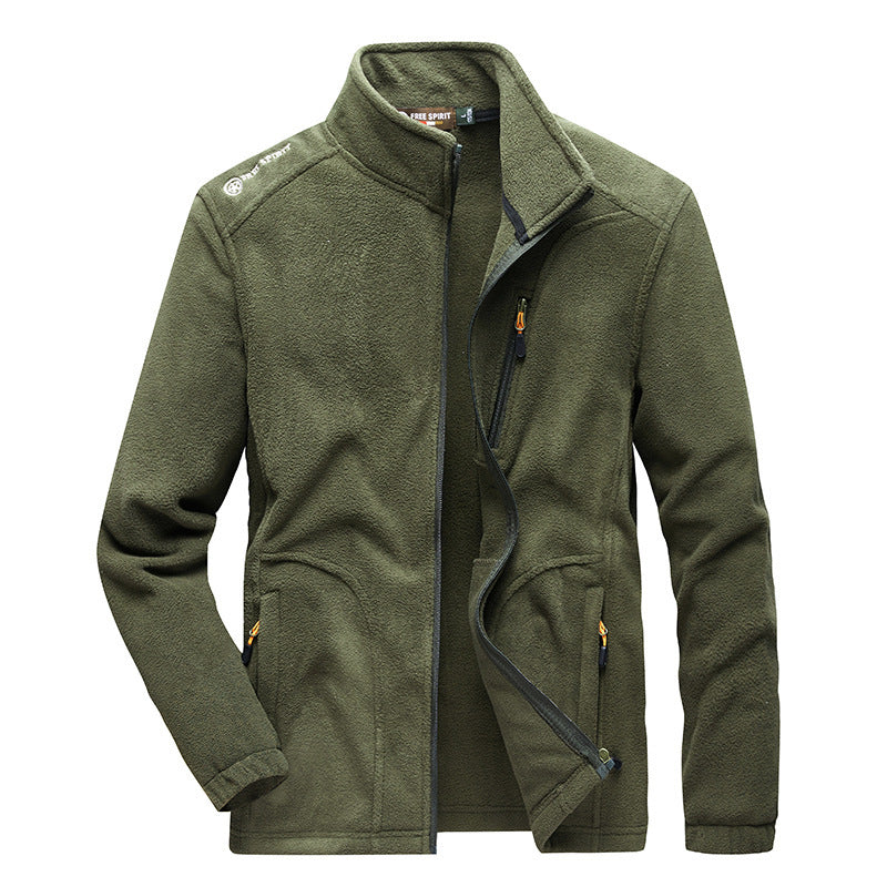 Men's Soft Fleece Jacket with Practical Pockets Mune Fashion