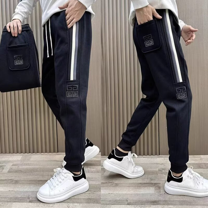 Men's sporty jogging pants with pockets Mune Fashion