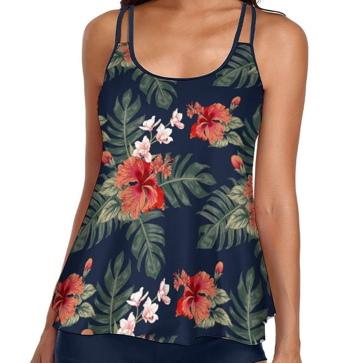 Women’s tankini with floral design and loose fit Mune Fashion