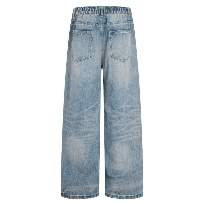 Women's Loose High-Waist Jeans made of lightweight Stonewashed Denim Mune Fashion