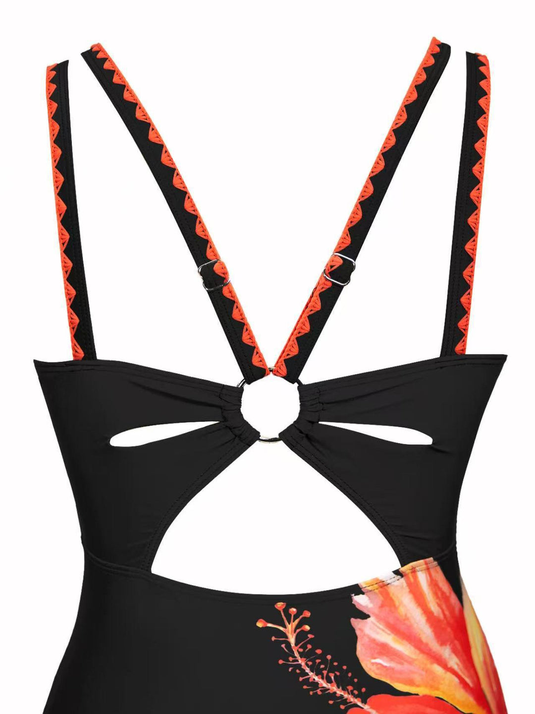 Women's Elegant Swimsuit with Floral Appliqués Mune Fashion