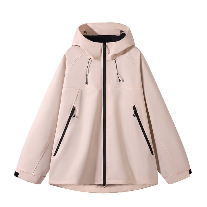Men's elastic softshell hoodie jacket with ergonomic raglan cut, two-way zipper and adjustable Velcro cuffs Mune Fashion