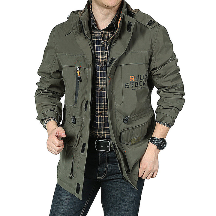 Men's Practical Transitional Jacket with Multifunctional Pockets Mune Fashion