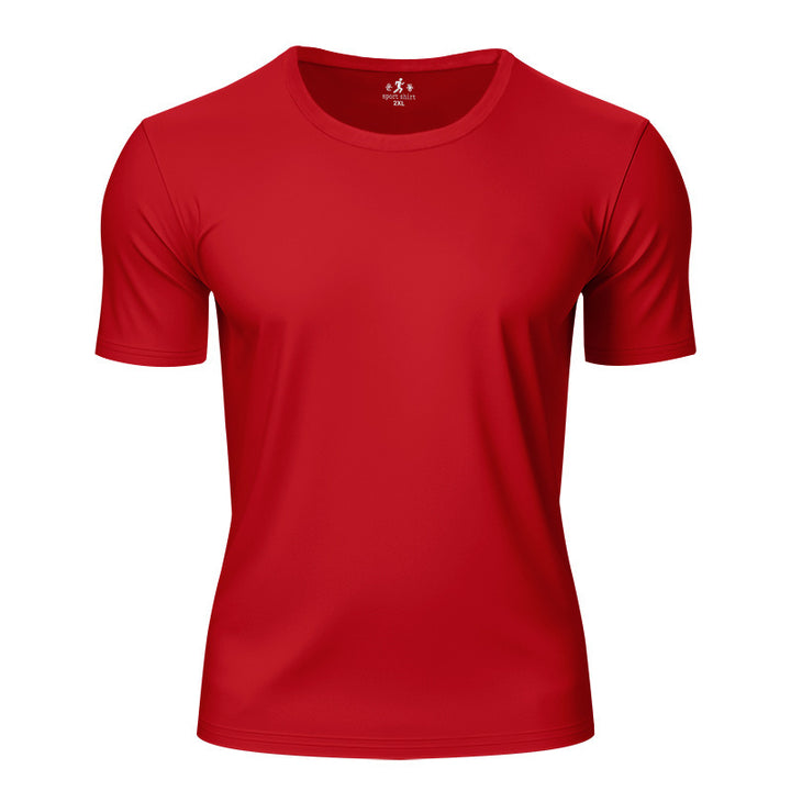 Men's lightweight short sleeve functional shirt with round neck, quick-drying stretch fabric and flat seams Mune Fashion