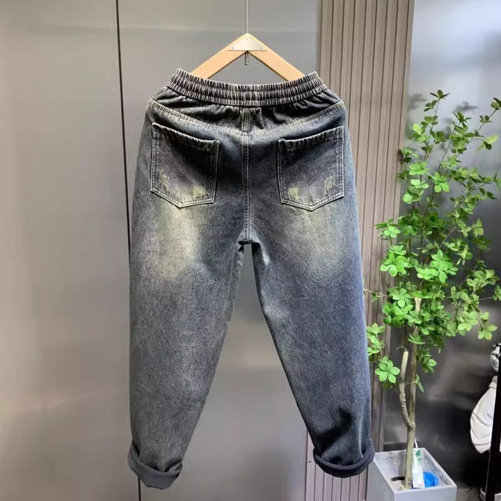 Men's Casual Baggy Jeans Mune Fashion