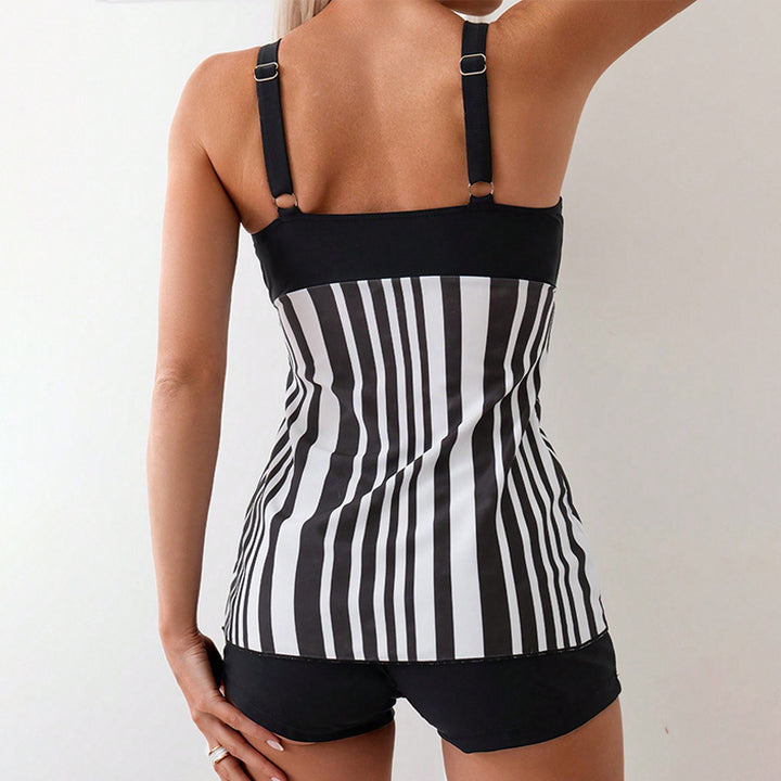 Women Tankini with vertical stripes Mune Fashion