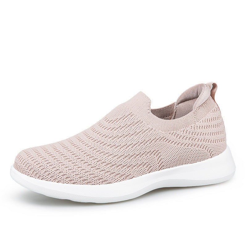 Women's fine-knit ballerina sneakers with elastic entry, padded comfort insole, and flexible lightweight sole Mune Fashion