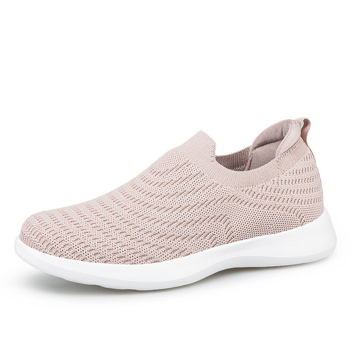 Women's fine-knit ballerina sneakers with elastic entry, padded comfort insole, and flexible lightweight sole Mune Fashion