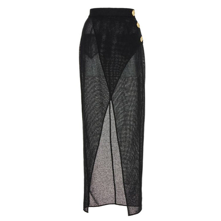 Women's swimsuit with stylish drapings and elegant gold accents Mune Fashion