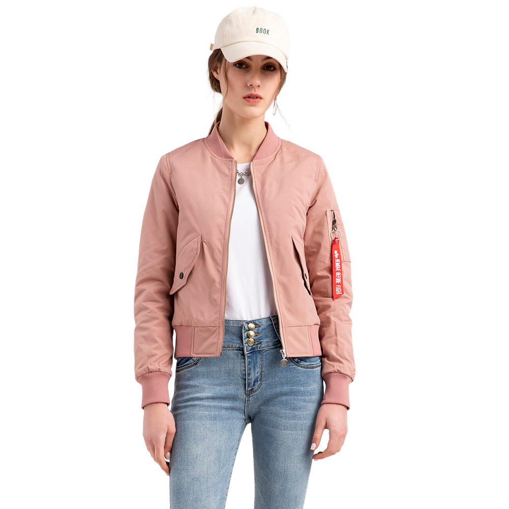 Men's lightweight bomber jacket in classic blouson cut with arm pocket and welt pockets Mune Fashion
