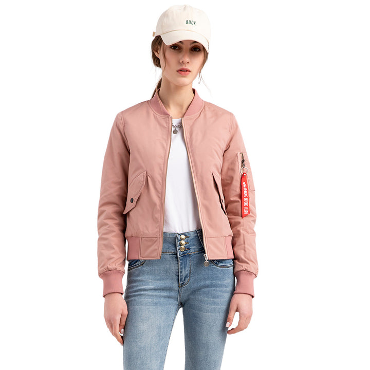 Men's lightweight bomber jacket in classic blouson cut with arm pocket and welt pockets Mune Fashion