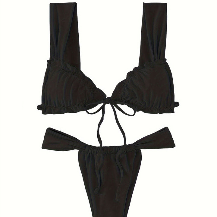Women's triangle bikini with adjustable tie band and trendy design Mune Fashion