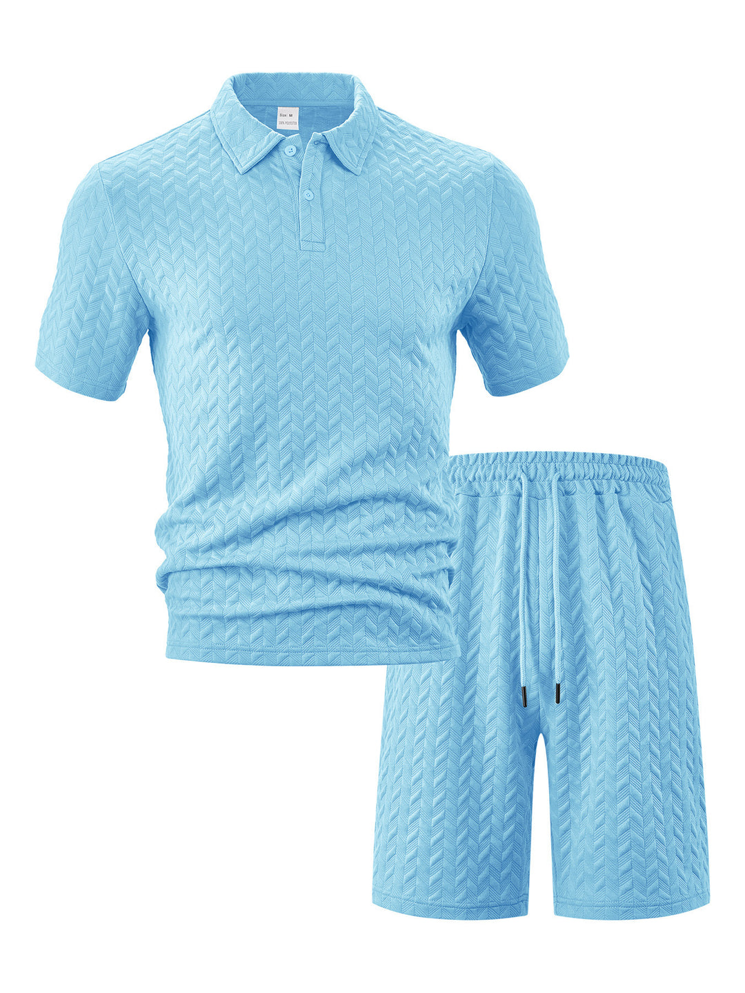 Men's structured polo set made of breathable cotton blend Mune Fashion