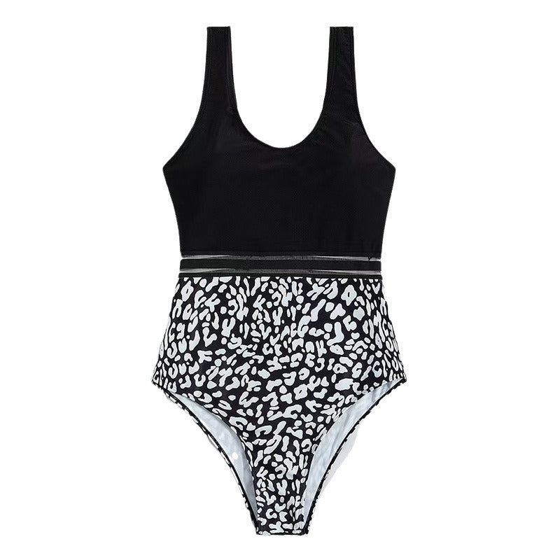 Women's One-Piece Swimsuit with Modern Pattern and Figure-Flattering Design Mune Fashion