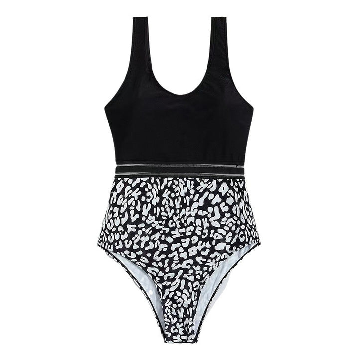 Women's One-Piece Swimsuit with Modern Pattern and Figure-Flattering Design Mune Fashion
