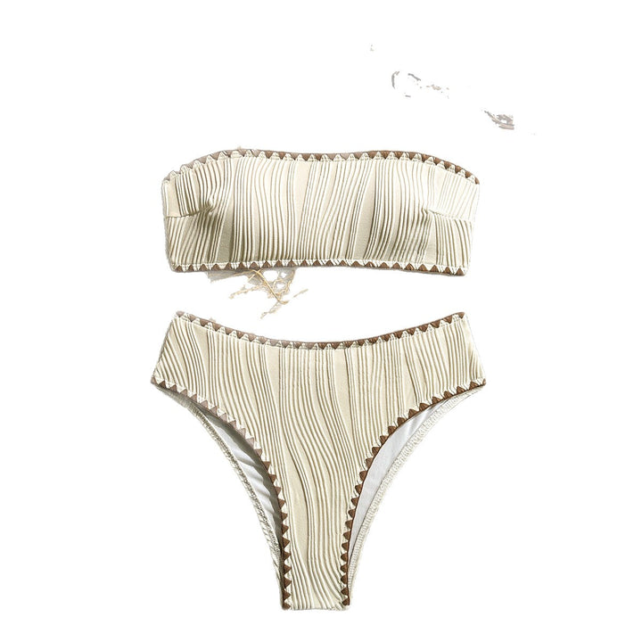 Women's bandeau bikini with ruched design Mune Fashion