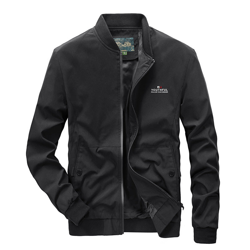 Men's Sporty Bomber Jacket with High Pockets Mune Fashion